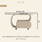 軽ラグジュアリー岩板センターテーブル 現代リビング向け イタリアン北欧風収納付き鉄製サイドテーブル hgf-5379