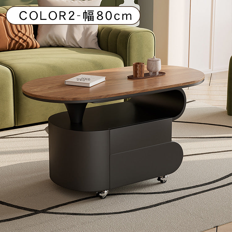 現代シンプル軽ラグジュアリー岩板テーブル 可動式で高級感あるリビングサイドキャビネット hgf-5381