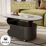 現代シンプル軽ラグジュアリー岩板テーブル 可動式で高級感あるリビングサイドキャビネット hgf-5381