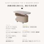 現代シンプル軽ラグジュアリー岩板テーブル 可動式で高級感あるリビングサイドキャビネット hgf-5381