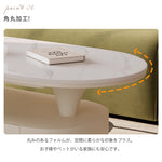 現代シンプル軽ラグジュアリー岩板テーブル 可動式で高級感あるリビングサイドキャビネット hgf-5381