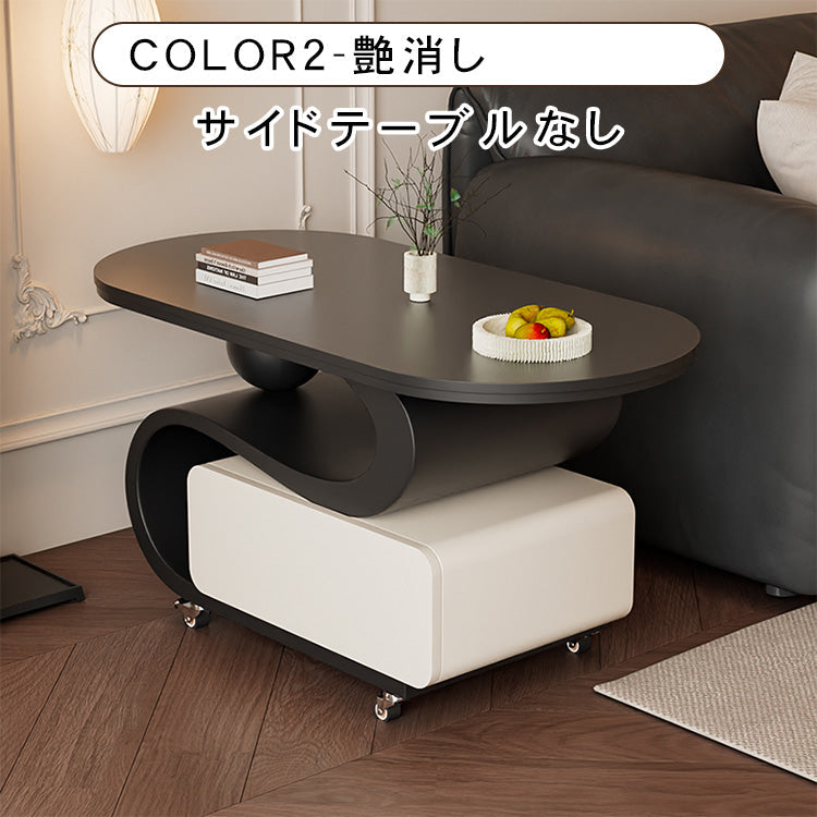 軽ラグジュアリー岩板センターテーブルセット 可動式で高級感あるリビング向け hgf-5382