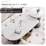 移動式リビングテーブル 家庭用 フレンチ風 ラグジュアリー感 ミニマルデザイン 楕円形 シンプル ワゴン型サイドテーブル hgf-5383