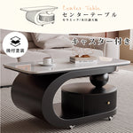 移動式リビングテーブル 家庭用 フレンチ風 ラグジュアリー感 ミニマルデザイン 楕円形 シンプル ワゴン型サイドテーブル hgf-5384