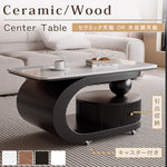 移動式リビングテーブル 家庭用 フレンチ風 ラグジュアリー感 ミニマルデザイン 楕円形 シンプル ワゴン型サイドテーブル hgf-5384