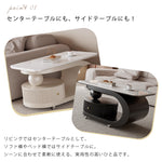 移動式リビングテーブル 家庭用 フレンチ風 ラグジュアリー感 ミニマルデザイン 楕円形 シンプル ワゴン型サイドテーブル hgf-5384