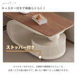 移動式リビングテーブル 家庭用 フレンチ風 ラグジュアリー感 ミニマルデザイン 楕円形 シンプル ワゴン型サイドテーブル hgf-5384