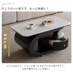 移動式リビングテーブル 家庭用 フレンチ風 ラグジュアリー感 ミニマルデザイン 楕円形 シンプル ワゴン型サイドテーブル hgf-5384