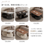 移動式リビングテーブル 家庭用 フレンチ風 ラグジュアリー感 ミニマルデザイン 楕円形 シンプル ワゴン型サイドテーブル hgf-5384