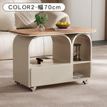 岩板ミニサイドテーブル 小型 ラグジュアリー感 移動式 家庭用 ティーテーブル リビング hgf-5385