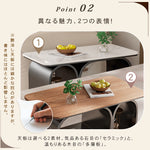 岩板ミニサイドテーブル 小型 ラグジュアリー感 移動式 家庭用 ティーテーブル リビング hgf-5385