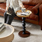 モダンデザインのレッドオークセンターテーブル - シックなインテリアに最適! hggw-4173