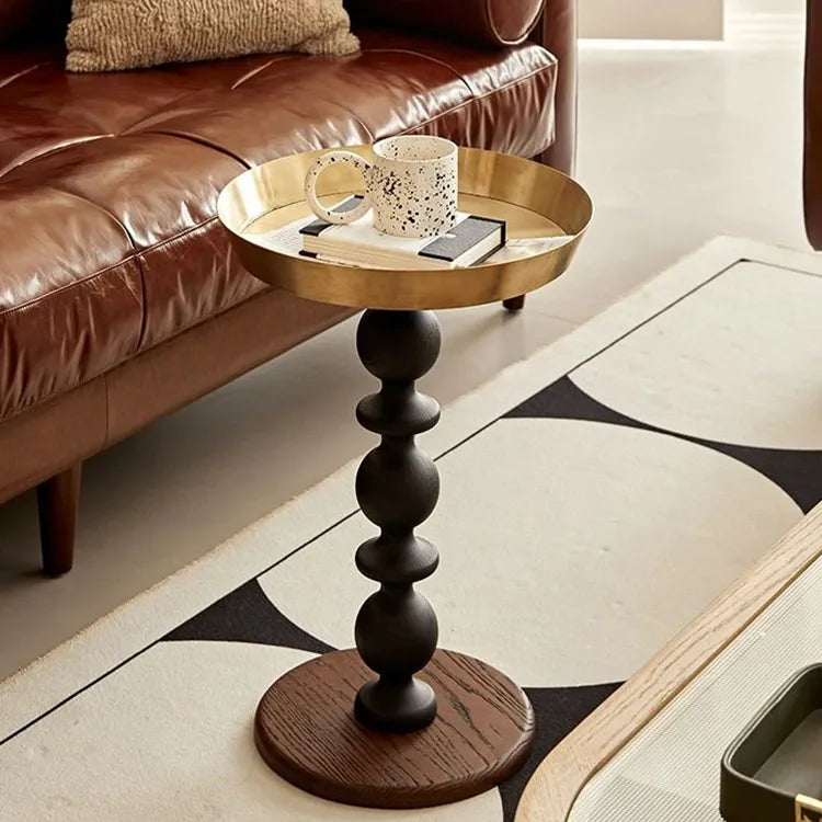 モダンデザインのレッドオークセンターテーブル - シックなインテリアに最適! hggw-4173