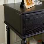 レッドオークの上質ナイトテーブル|高級感漂うおしゃれな収納家具 hggw-4176