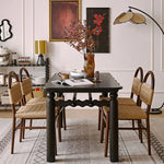 高級レッドオーク&本革チェア | モダンデザインで快適な座り心地 hggw-4178