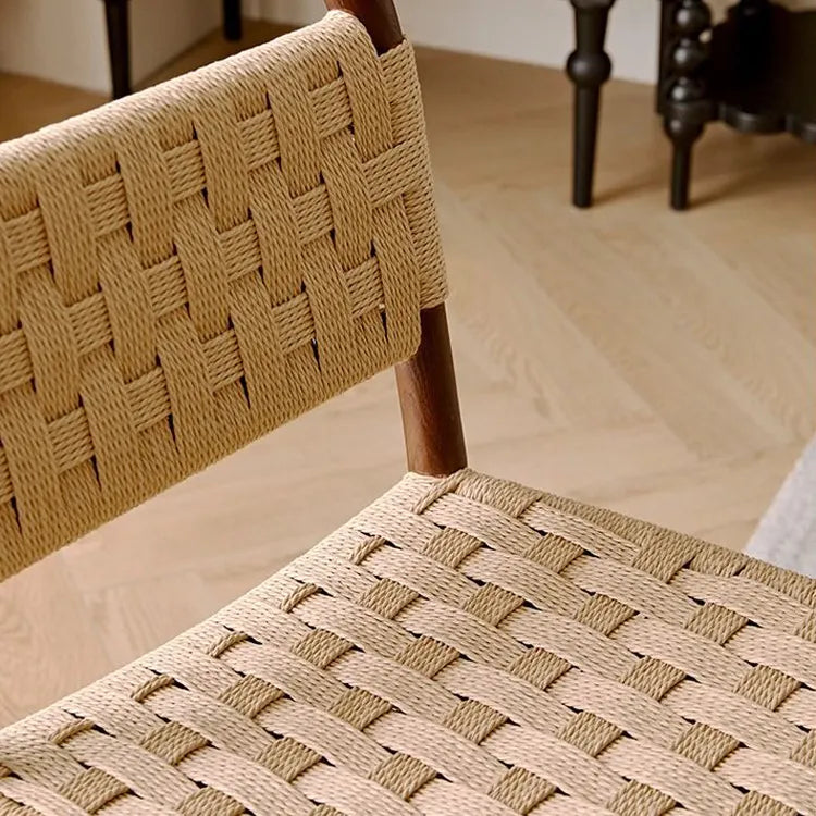 高級レッドオーク&本革チェア | モダンデザインで快適な座り心地 hggw-4178