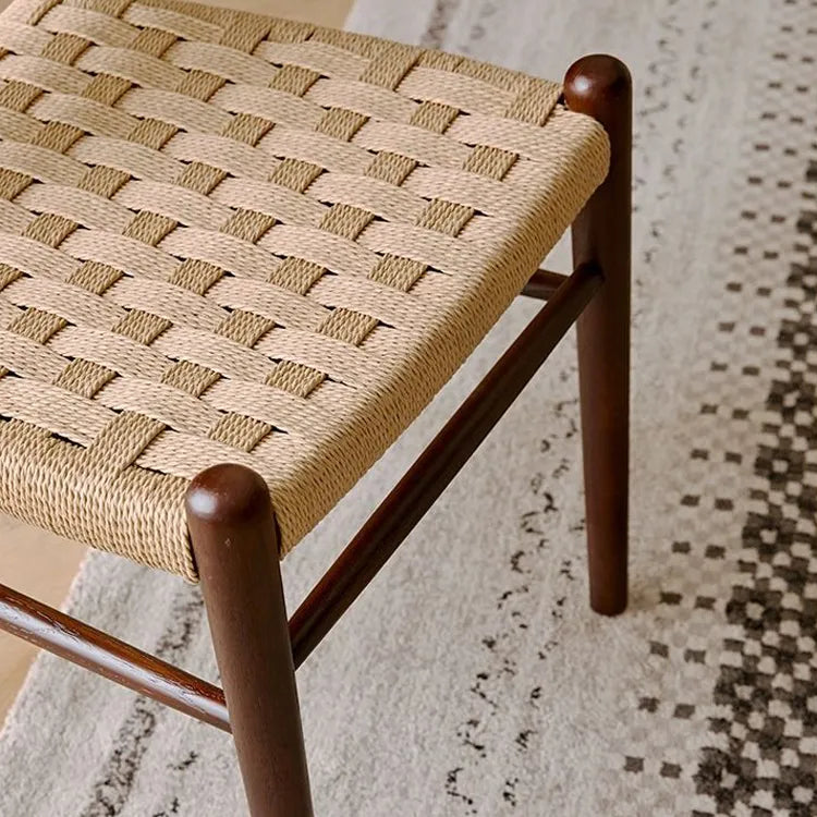 高級レッドオーク&本革チェア | モダンデザインで快適な座り心地 hggw-4178