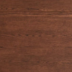 高級レッドオーク&本革チェア | モダンデザインで快適な座り心地 hggw-4178