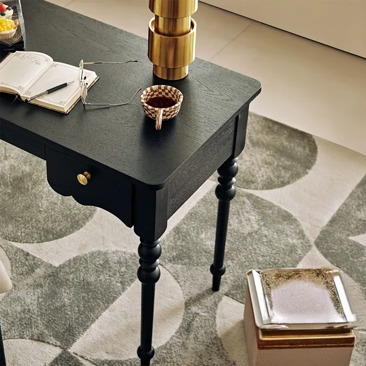 高級感漂うレッドオーク多層板テーブル|エレガントなデザインでお部屋をスタイリッシュに hggw-4182