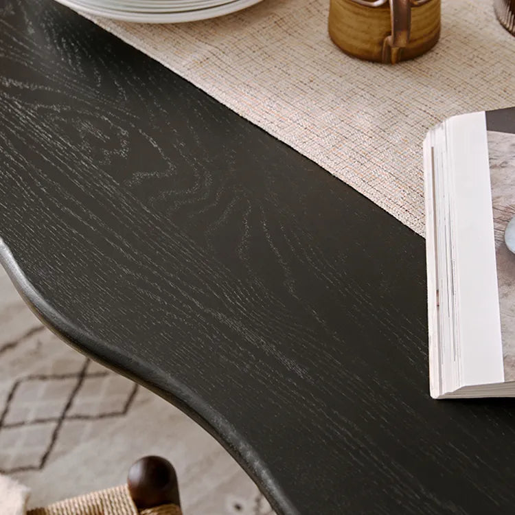 レッドオークの魅力を堪能!スタイリッシュなダイニングテーブルセット hggw-4191