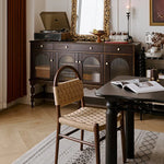 レッドオークの魅力を堪能!スタイリッシュなダイニングテーブルセット hggw-4191