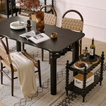 レッドオークの魅力を堪能!スタイリッシュなダイニングテーブルセット hggw-4191