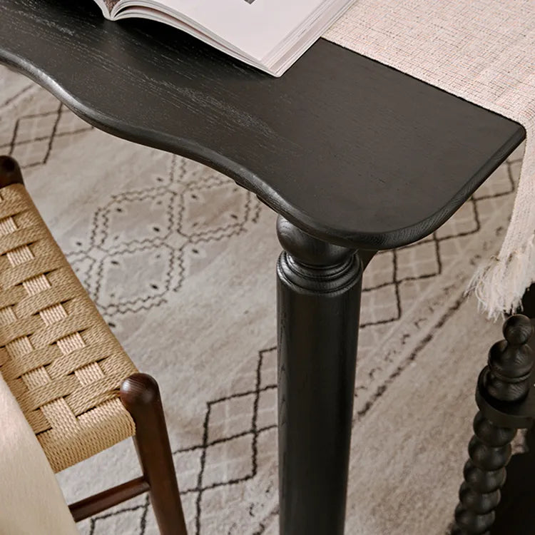 レッドオークの魅力を堪能!スタイリッシュなダイニングテーブルセット hggw-4191