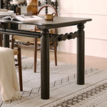 レッドオークの魅力を堪能!スタイリッシュなダイニングテーブルセット hggw-4191