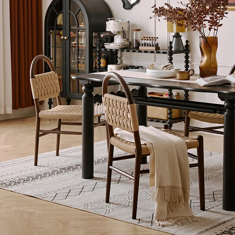 レッドオークの魅力を堪能!スタイリッシュなダイニングテーブルセット hggw-4191