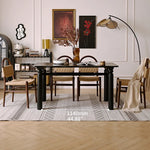 レッドオークの魅力を堪能!スタイリッシュなダイニングテーブルセット hggw-4191