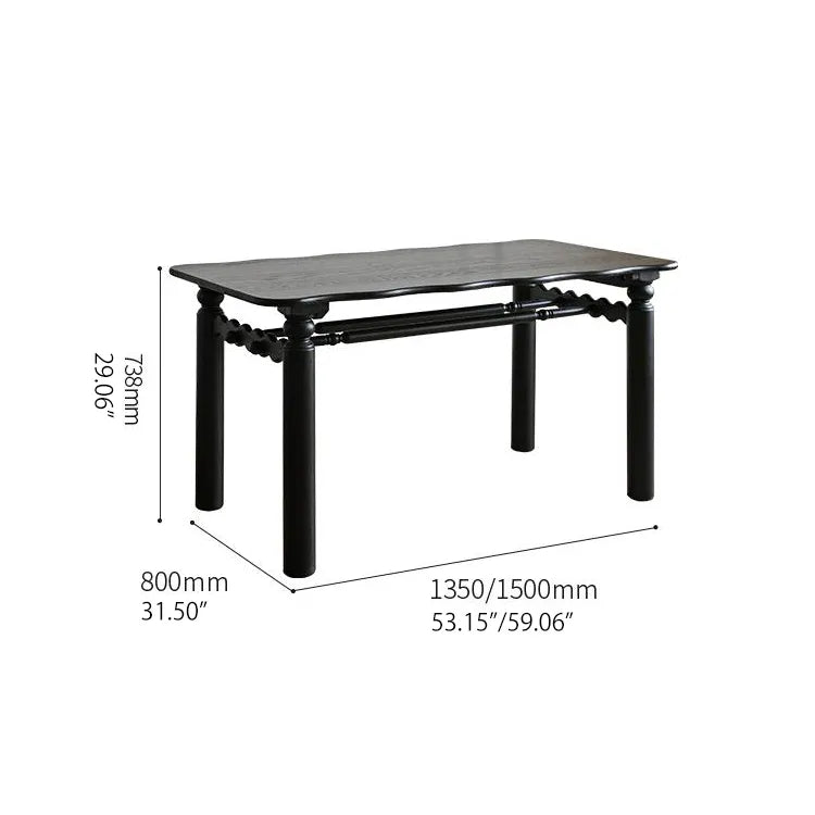 レッドオークの魅力を堪能!スタイリッシュなダイニングテーブルセット hggw-4191