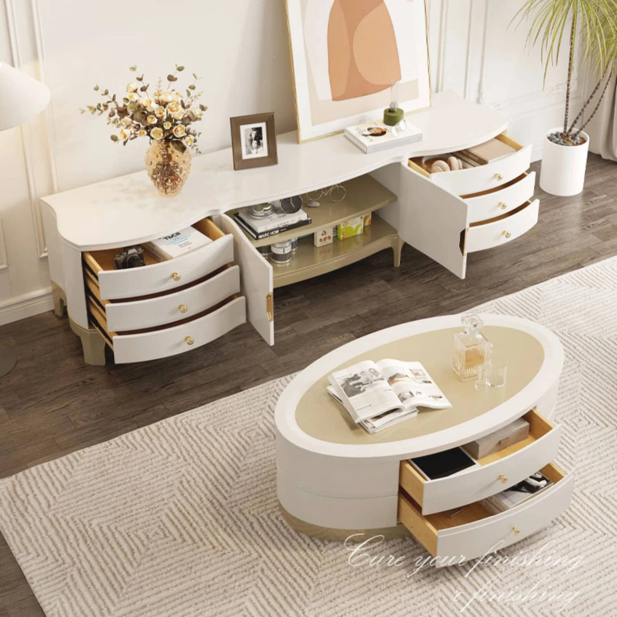 エレガントなデザイン? パイン多層板製テレビ台でお部屋をワンランクアップ! hgl-4333