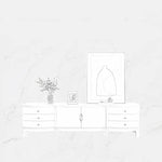 モダンなパイン材とガラスのティーテーブル - リビングルームにぴったりのスタイリッシュで機能的なセンターピース hgl-4334