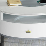 《高級強化ガラス×パイン材 使用 センターテーブル|スタイリッシュで耐久性抜群》 hglna-1437