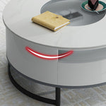 《高級強化ガラス×パイン材 使用 センターテーブル|スタイリッシュで耐久性抜群》 hglna-1437