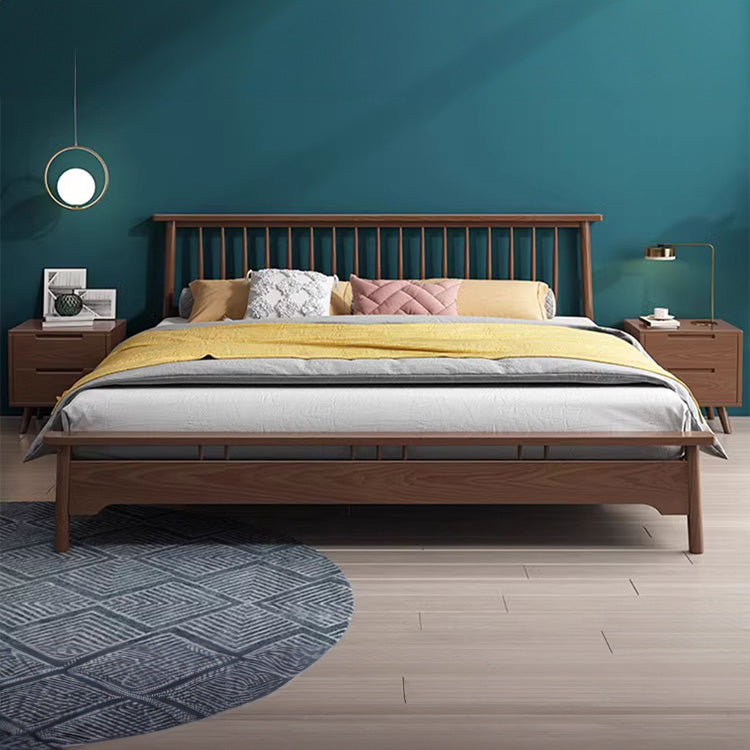 無垢材使用の高品質ベッド|多層板デザインの快眠サポート hglna-1442