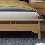 無垢材使用の高品質ベッド|多層板デザインの快眠サポート hglna-1442