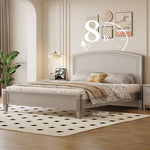 【頑丈なパイン無垢材ベッド】快適な眠りと高級感を実現 hglna-1446