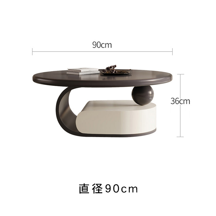 ミルキーフレンチアメリカンヴィンテージ ローテーブル&サイドテーブルモダンシンプル hj-4496