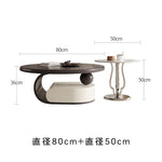 ミルキーフレンチアメリカンヴィンテージ ローテーブル&サイドテーブルモダンシンプル hj-4496