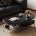 ラグジュアリーな空間を演出するステンレス製センターテーブル - スタイリッシュなリビングに最適 hj-4498