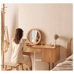 アッシュ材&牛腱ロープ使用の高級スツール - 美しさと耐久性を兼ね備えたデザイン家具 hjhms-1040