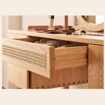 アッシュ材&牛腱ロープ使用の高級スツール - 美しさと耐久性を兼ね備えたデザイン家具 hjhms-1040