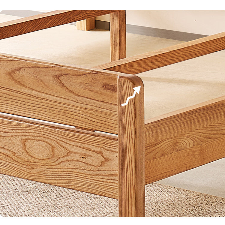 【極上の快適さ】アッシュ材&パイン材使用のおしゃれなベッド hjhms-1563