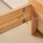 【極上の快適さ】アッシュ材&パイン材使用のおしゃれなベッド hjhms-1563