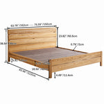 【極上の快適さ】アッシュ材&パイン材使用のおしゃれなベッド hjhms-1563