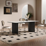 テーブル ホワイト ブラック カラー1 カラー2 カラー3 カラー4 セラミック 多層板 hjj-3640