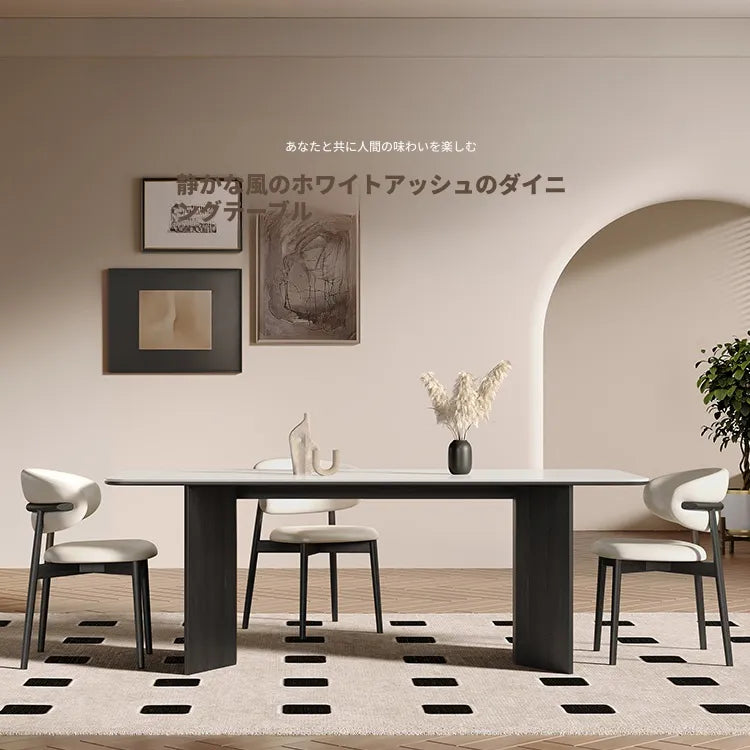 テーブル ホワイト ブラック カラー1 カラー2 カラー3 カラー4 セラミック 多層板 hjj-3640