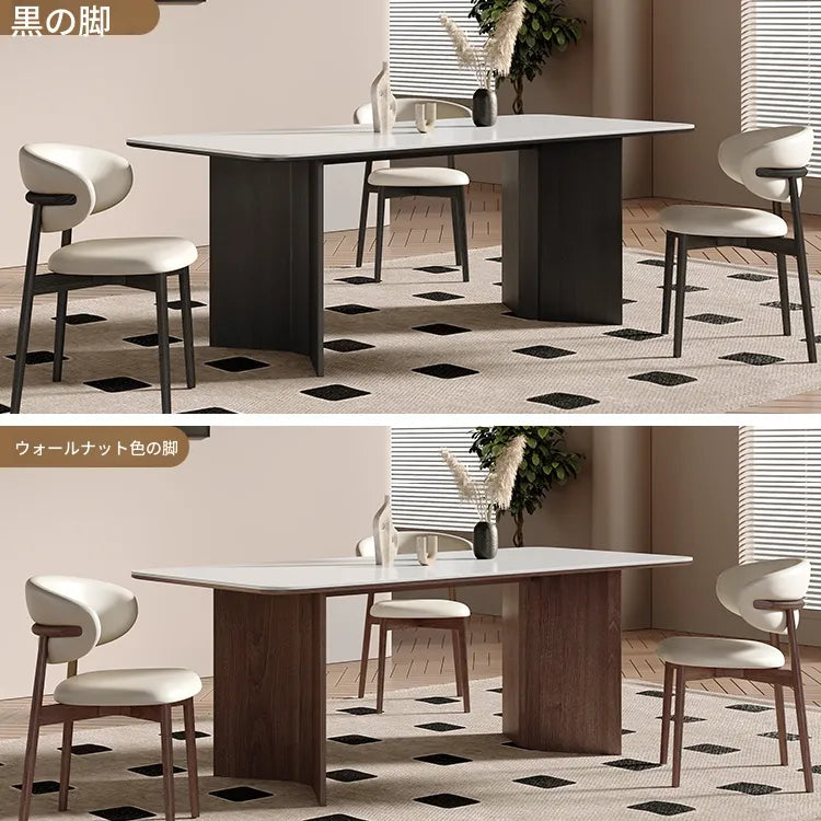 テーブル ホワイト ブラック カラー1 カラー2 カラー3 カラー4 セラミック 多層板 hjj-3640