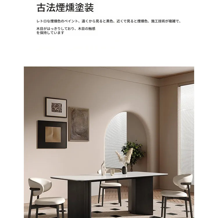 テーブル ホワイト ブラック カラー1 カラー2 カラー3 カラー4 セラミック 多層板 hjj-3640